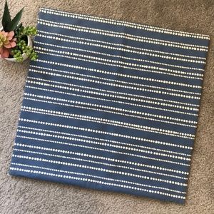 Blue Patterned Pillow Cover